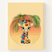 Carnet Girafe personnalisée "Nom" (Dos)