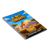 Carnet Girafe, Pixel Art Rétro 8 Bits (Côté Droit)