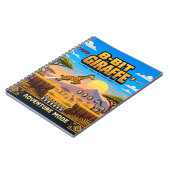 Carnet Girafe, Pixel Art Rétro 8 Bits (Côté gauche)