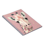 Carnet Girafe Rose (Côté Droit)