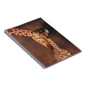 Carnet Giraffe adulte avec veau (Giraffa camelopardalis) (Côté Droit)
