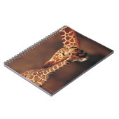 Carnet Giraffe adulte avec veau (Giraffa camelopardalis) (Côté gauche)