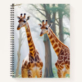 Carnet Giraffe Animal Nature Faune Affection Soin (Devant)