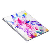 Carnet Giraffe Aquarelle Bébés Purple Cadeaux Lavande (Côté Droit)