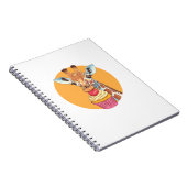 Carnet Giraffe Avec Cupcake (Côté Droit)