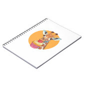 Carnet Giraffe Avec Cupcake (Côté gauche)