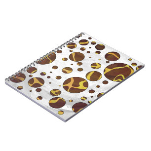 Carnet Giraffe Brown et jaune