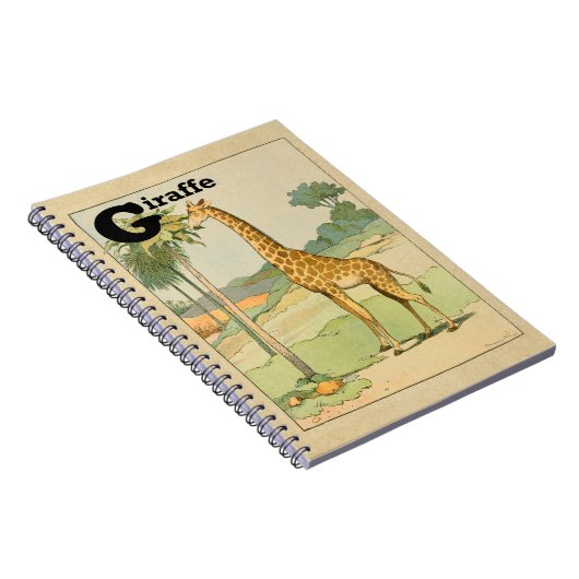 Carnet Giraffe dans le désert (Côté Droit)