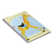 Carnet Giraffe de carrousel par Juin Erica Vess (Côté Droit)