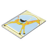 Carnet Giraffe de carrousel par Juin Erica Vess (Côté gauche)