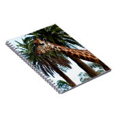 Carnet Giraffe Drôle Qui Donne Une Framboise, (Côté Droit)