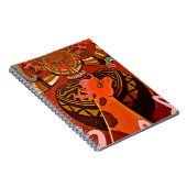 Carnet Giraffe drôle : Un charme africain kaléidoscopique (Côté Droit)