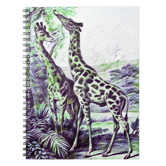 Carnet Giraffe forestière (Devant)