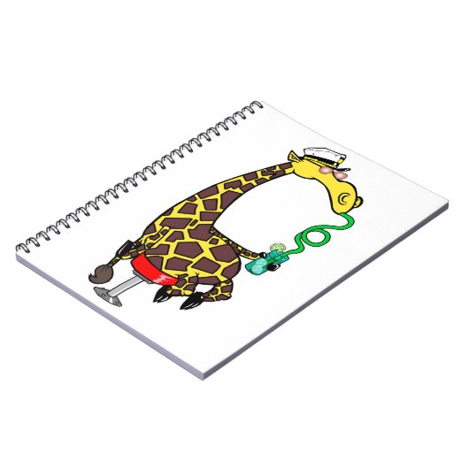 Carnet Giraffe Guzzling (Côté gauche)