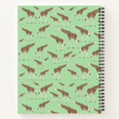 Carnet Giraffe Jungle Safari animal (Dos)