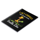 Carnet Giraffe Lover Giraffe Ce Qui Pense Comme (Côté gauche)