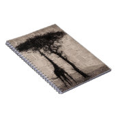 Carnet Giraffe Lover Giraffe Newspaper Art (Côté Droit)