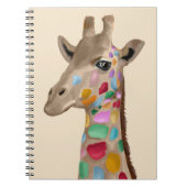 Carnet Giraffe multicolore (Devant)