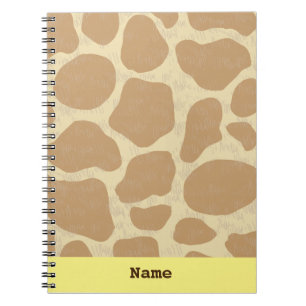 Carnet Giraffe personnalisée amusante