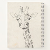 Carnet Giraffe Portrait | Croquis (Dos)