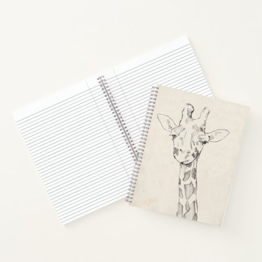 Carnet Giraffe Portrait | Croquis (Intérieur)