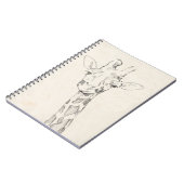 Carnet Giraffe Portrait | Croquis (Côté gauche)