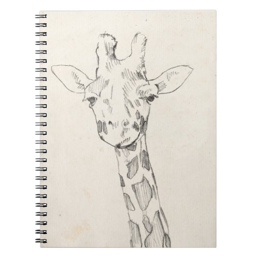 Carnet Giraffe Portrait | Croquis (Devant)