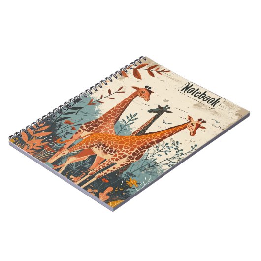 Carnet Giraffe Vintage (Côté gauche)