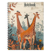 Carnet Giraffe Vintage (Devant)