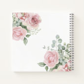 Carnet Girl Baby in Bloom Baby shower Invités Réserver (Dos)