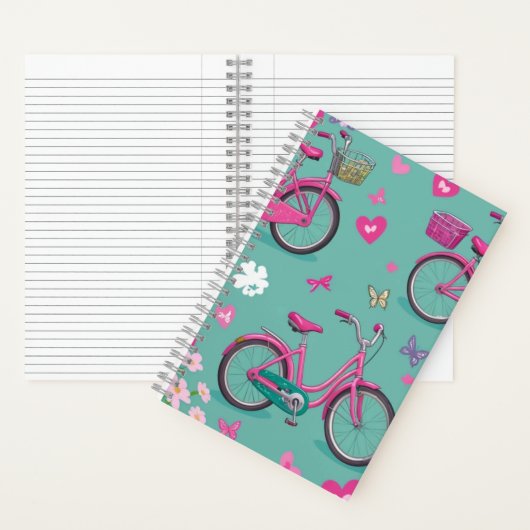 Carnet Girl Bicycle (À l'intérieur)