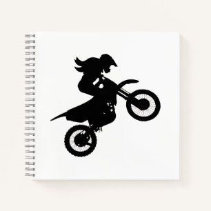 Carnet Girl Dirt Bike