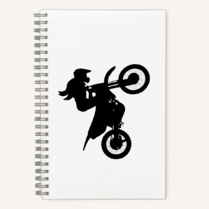 Carnet Girl Dirt Bike