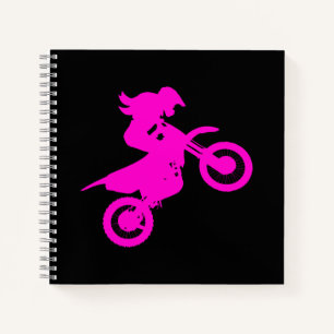 Carnet Girl Dirt Bike