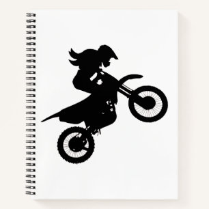 Carnet Girl Dirt Bike