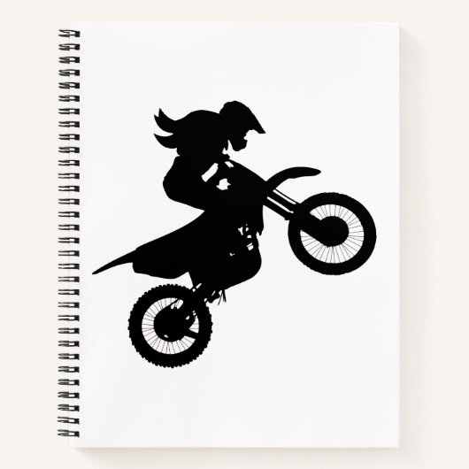 Carnet Girl Dirt Bike (Devant)