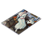 Carnet Girl in White, 1920 par Samuel John Peploe (Côté gauche)