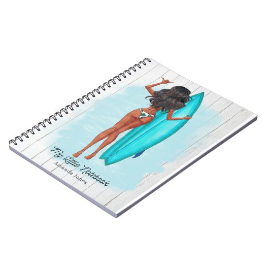 Carnet Girl Surfer (Côté gauche)