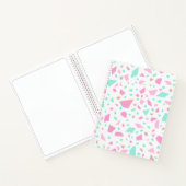 Carnet Girl Terrazzo Motif rose et vert (Intérieur)