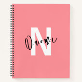 Carnet Girls’ Gift – Personalized N Letter Name Naomi  (Devant)