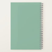 Carnet Girls Green Monogrammed Full Name Notes (Verso)