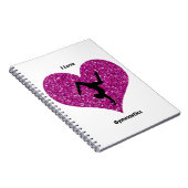 Carnet Girls I Love Gymnastique Spiral Notebook (Côté Droit)