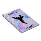 Carnet Girls Karate Pastel Swirl (Côté Droit)