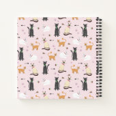 Carnet Girls mignonne Ginger Tabby Chat Nom du dessin Enf (Dos)