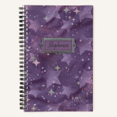 Carnet Girly 90s Retro Stars Grunge (Recto)