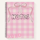 Carnet Girly Bow Notebook (Devant)