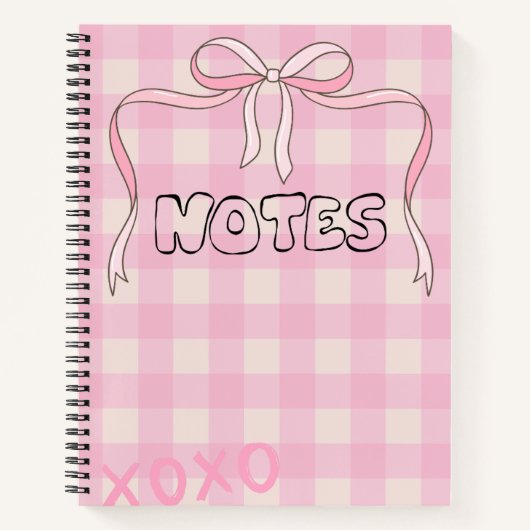 Carnet Girly Bow Notebook (Devant)