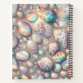 Carnet Girly Trendy Opal Leopard Print Monogram (Dos)