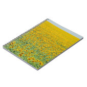 Carnet Gisement jaune de tournesol (Côté gauche)