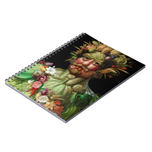 Carnet Giuseppe Arcimboldo - Vertumnus (Côté gauche)